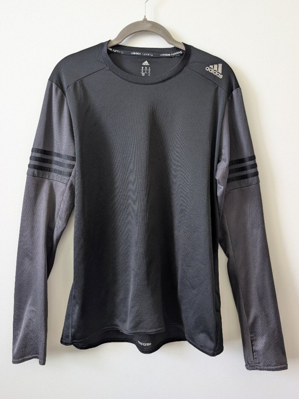 ADIDAS Response Long Sleeve Running Shirt | Medium
